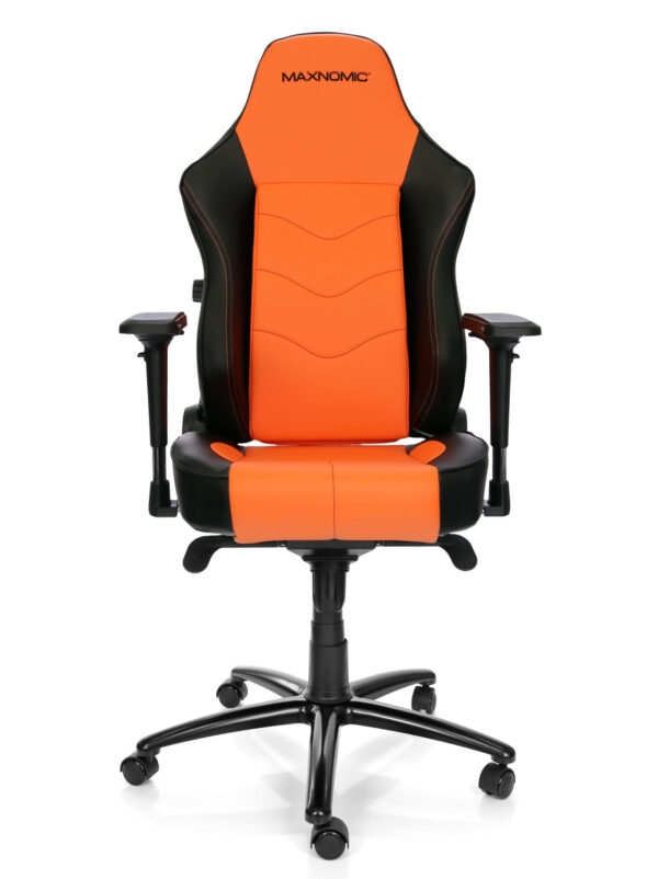 Front view of the Maxnomic® Leader Orange.