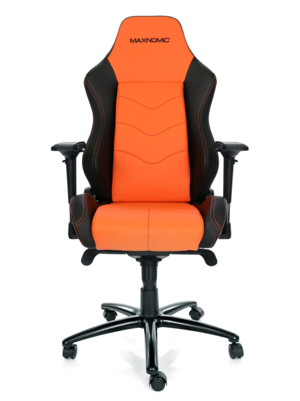 Front view of the Maxnomic® Dominator Orange.