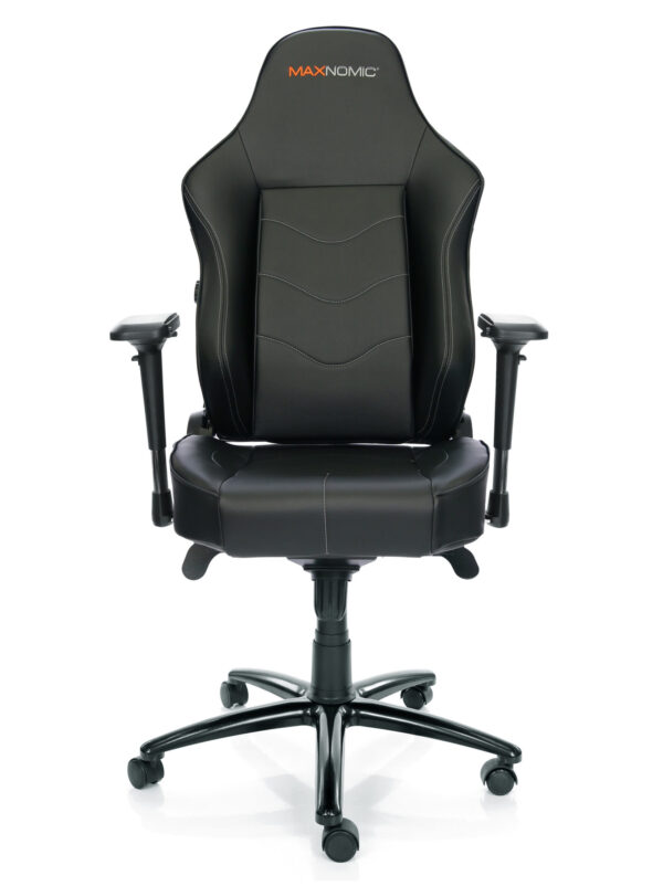 Front view of the Maxnomic® Leader Black.