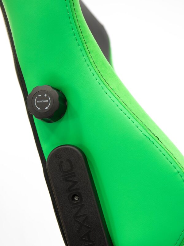 Rotary knob of the integrated lumbar adjustment of the Maxnomic® Leader Executive Edition Green.